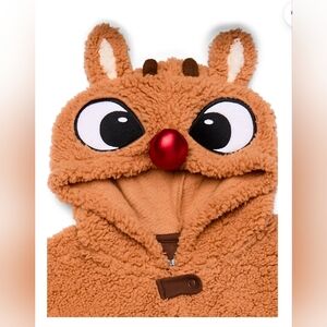 pet hooded reindeer jacket family pj